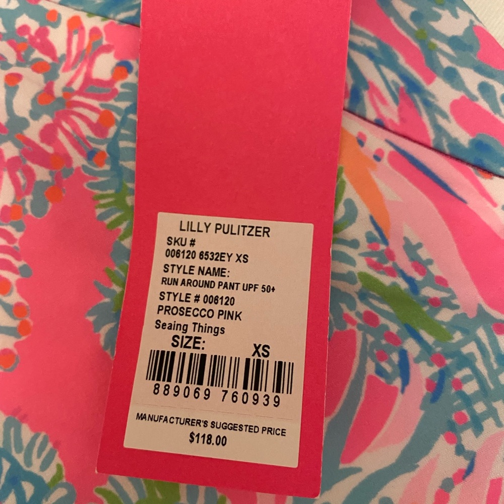 Lilly Pulitzer luxlettic pant nwt xs